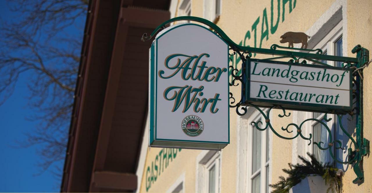 Hotel Alter Wirt Hallbergmoos Eksteriør bilde