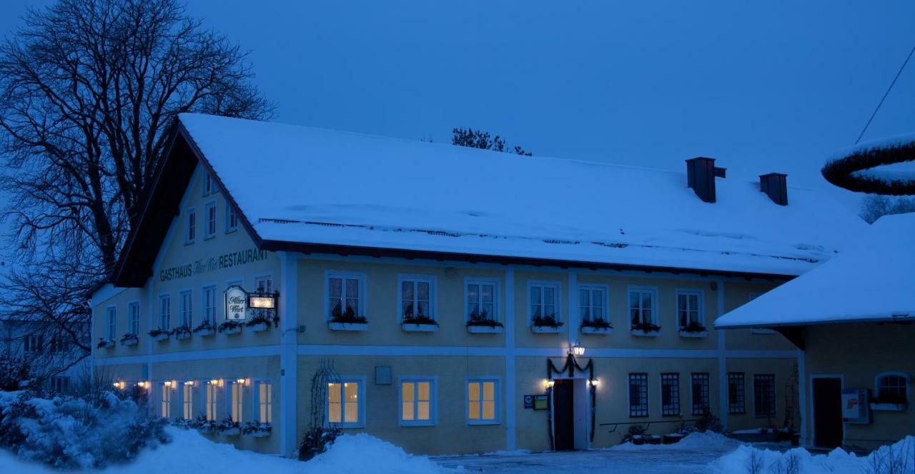 Hotel Alter Wirt Hallbergmoos Eksteriør bilde